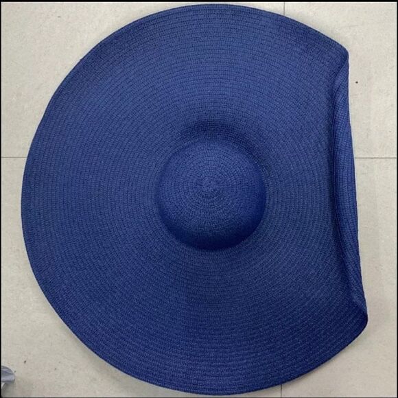Oversized Floppy Straw Hat Available in 8 Colors main image 9